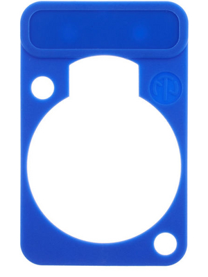 Neutrik - DSS-BLUE - Colour-coded marking plate blue, DSS-BLUE, Neutrik