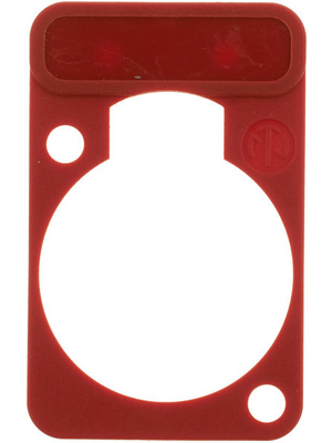 Neutrik - DSS-RED - Colour-coded marking plate red, DSS-RED, Neutrik