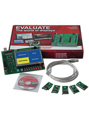 Electronic Assembly - EA EVALEDIPTFT43 - Eval. board for displays 480 x 272 Pixel, EA EVALEDIPTFT43, Electronic Assembly