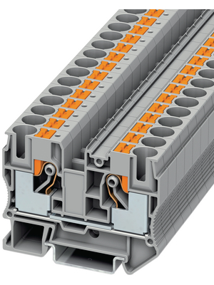 Phoenix Contact - PT 10 - Feed-through terminal block grey 0.5...10 mm2, PT 10, Phoenix Contact