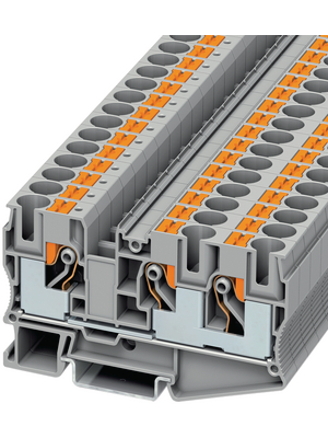 Phoenix Contact - PT 10-TWIN - Feed-through terminal block grey 0.5...10 mm2, PT 10-TWIN, Phoenix Contact