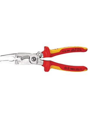 Knipex - 13 96 200 - Electricians Pliers with Cable Cutter VDE, 13 96 200, Knipex