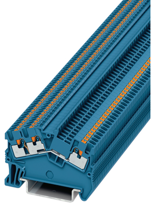 Phoenix Contact - PTS 1,5/S-TWIN BU - Feed-through terminal block blue 0.14...1.5 mm2, PTS 1,5/S-TWIN BU, Phoenix Contact