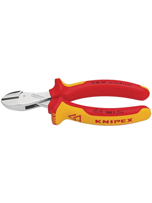 Knipex - 73 06 160 - Compact Diagonal Cutter VDE 160 mm, 73 06 160, Knipex