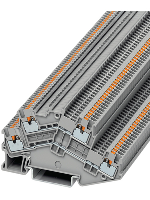 Phoenix Contact - PTTBS 1,5/S - Double-level terminal block N/A grey, 0.14...1.5 mm2, 3214657, PTTBS 1,5/S, Phoenix Contact