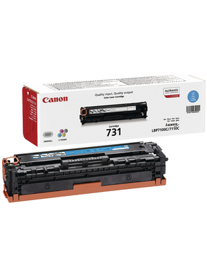 Canon Inc - 6271B002 - Toner CRG 731 C Cyan, 6271B002, Canon Inc