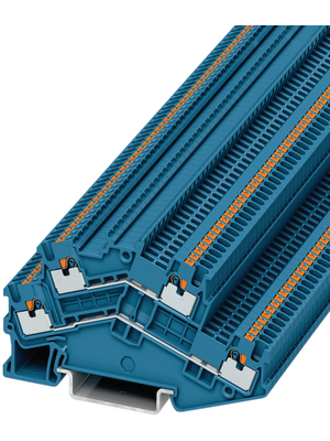 Phoenix Contact - PTTBS 1,5/S BU - Double-level terminal block N/A blue, 0.14...1.5 mm2, 3214660, PTTBS 1,5/S BU, Phoenix Contact