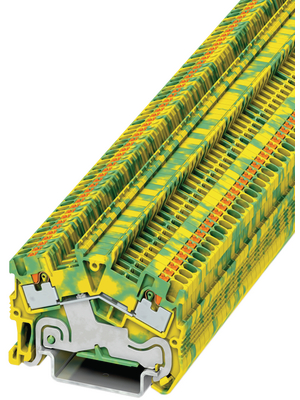 Phoenix Contact - PTS 1,5/S-PE - Ground modular terminal block yellow/green 0.14...1.5 mm2, PTS 1,5/S-PE, Phoenix Contact