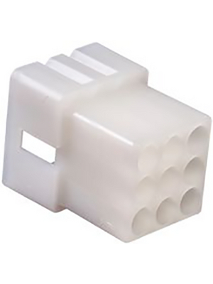 Molex - 03-09-2092 - Plug housing, panel Pitch5.03 mm Poles 3 x 3 Standard .093", 03-09-2092, Molex