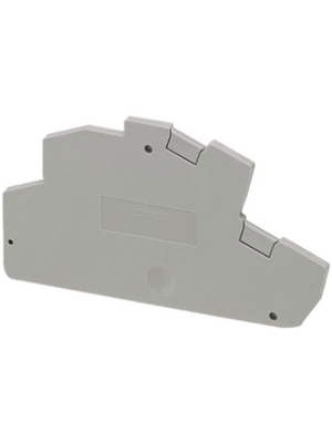 Phoenix Contact - D-PTTBS 1,5/S - End cover 1.5 78.6 x 2.2 x 41.0 mm grey, D-PTTBS 1,5/S, Phoenix Contact