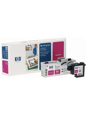 Hewlett Packard (DAT) - C4822A - Printhead + Cleaner + 80 80 magenta, C4822A, Hewlett Packard (DAT)