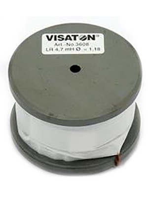 Visaton - LR-Ferritspule 3,3 mH, 3605 - Crossover Coil, LR-Ferritspule 3,3 mH, 3605, Visaton