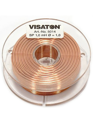 Visaton - Luftspule SP 0,1 mH, 5000 - Crossover Coil, Luftspule SP 0,1 mH, 5000, Visaton