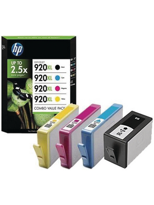 Hewlett Packard (DAT) - C2N92AE - CMYBK combo pack 920XL Cyan / magenta / yellow / black, C2N92AE, Hewlett Packard (DAT)