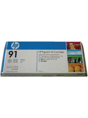 Hewlett Packard (DAT) - C9482A - Ink triple pack 91 light grey, C9482A, Hewlett Packard (DAT)