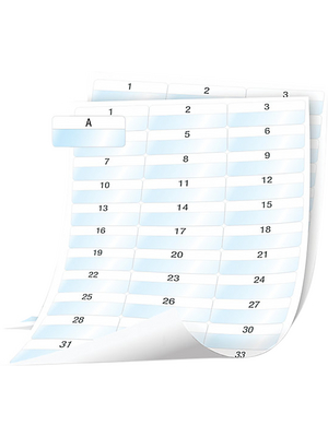 Dymo - 1908557 - XTL laminated label sheets white, 1908557, Dymo