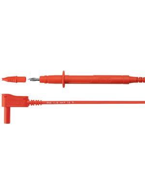 Schtzinger - SPL 7312 NI / 1 / 100 / RT - Safety Test Lead red 100 cm, SPL 7312 NI / 1 / 100 / RT, Schtzinger