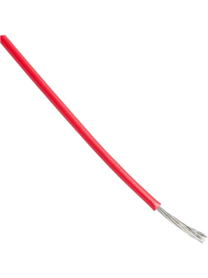 Alpha Wire - 3055 RD001 - Stranded wire, 0.82 mm2, red Stranded tin-plated copper wire PVC, 3055 RD001, Alpha Wire