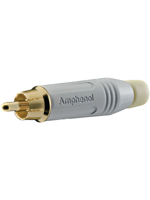 Amphenol - ACPR-WHT - RCA cable plug white, ACPR-WHT, Amphenol