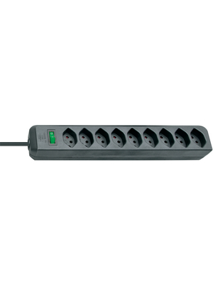 Brennenstuhl - 1158222 - Outlet strip, 1 Switch, 9xType 13, 2 m, Type 12, 1158222, Brennenstuhl