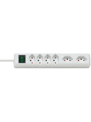 Brennenstuhl - 1159462626 - Outlet strip, 1 Switch, 4+2xType 13, 2 m, Type 12, 1159462626, Brennenstuhl