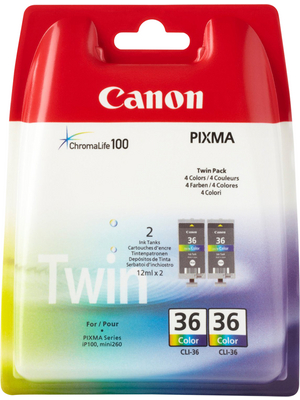 Canon Inc - 1511B018 - Ink multipack CLI-36 multicoloured, 1511B018, Canon Inc