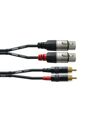 Cordial - CFU 1.5 FC - Audio cable assembly 1.5 m black, CFU 1.5 FC, Cordial