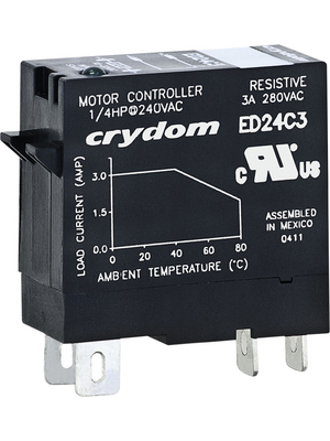 Crydom - ED24C3 - Solid state relay single phase 18...32 VDC, ED24C3, Crydom