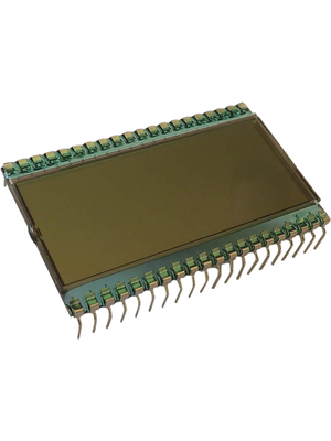 Display Elektronik - DE 114-RS-20/7,5 - 7-segment LCD 12.7 mm 1 x 3.5, DE 114-RS-20/7,5, Display Elektronik