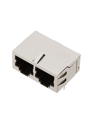 Encitech Connectors - RJJS-88-242-E9H-002 - Multiport Modular Jack 2-Port 8/8, RJJS-88-242-E9H-002, Encitech Connectors