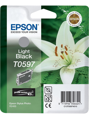 Epson - C13T05974010 - Ink T0597 grey, C13T05974010, Epson
