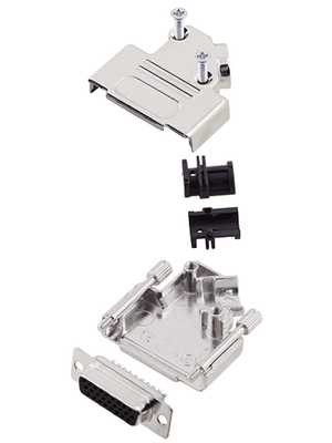 Encitech Connectors - D45ZK15-HDS26-K - D-Sub HD connector kit 26P, D45ZK15-HDS26-K, Encitech Connectors