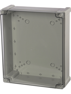 Fibox - TA 342912T enclosure - Plastic enclosure grey, RAL 7035 289 x 117 mm ABS IP 65, Grey base with transparent cover, TA 342912T enclosure, Fibox