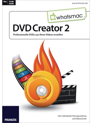 Franzis - 978-3-645-70248-5 - DVD Creator 2 fr Mac, 978-3-645-70248-5, Franzis