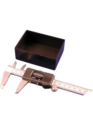 Hammond - 1596B115-5 - Potting box, black, 64 x 32.5 mm, ABS, 1596B115-5, Hammond