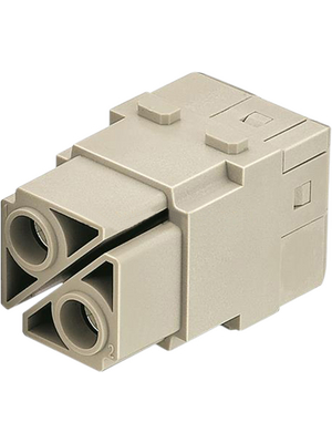 HARTING - 09140022751 - Han Axial Module,100 A,1000 V,Pole no.-2,Gender of contacts-Female, 09140022751, HARTING