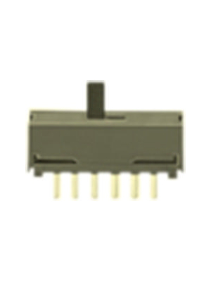 Knitter-Switch - MFP 461 N - Miniature slide switch on-on 16.0 x 7.0 x 9.5 mm 2P, MFP 461 N, Knitter-Switch