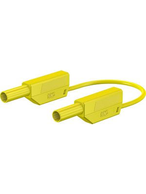 Staeubli Electrical Connectors - XVS-410/EVO 100cm gelb/yellow - Test lead ? 4 mm yellow 100 cm 1 mm2 CAT II / CAT III, XVS-410/EVO 100cm gelb/yellow, St?ubli Electrical Connectors