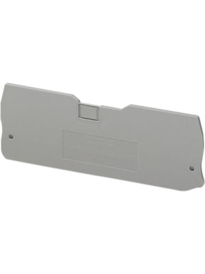 Phoenix Contact - D-QTC 1,5-QUATTRO - End plate, grey, D-QTC 1,5-QUATTRO, Phoenix Contact