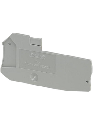 Phoenix Contact - D-UT 4-QUATTRO/ 2P - End plate, grey, D-UT 4-QUATTRO/ 2P, Phoenix Contact