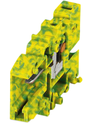 Phoenix Contact - PPC 1,5/S/1-L GNYE - Terminal block PPC N/A green/yellow, 0.14...1.5 mm2, 3213373, PPC 1,5/S/1-L GNYE, Phoenix Contact