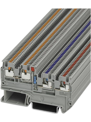 Phoenix Contact - PTIO 1,5/S/3-LED 24 GN - Terminal block N/A grey, 0.14...1.5 mm2, 3244436, PTIO 1,5/S/3-LED 24 GN, Phoenix Contact