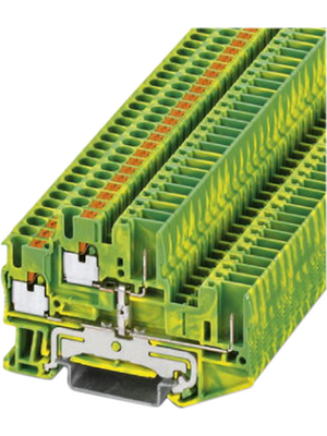 Phoenix Contact - PTTB 2,5/2P-PE - Terminal block PTTB N/A green / yellow, 0.14...2.5 mm2, 3210897, PTTB 2,5/2P-PE, Phoenix Contact