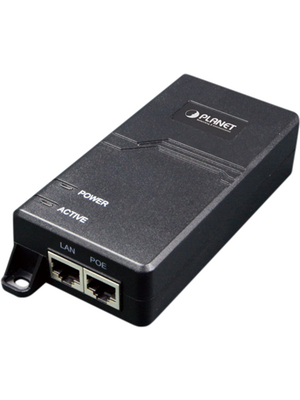 Planet - POE-163 - PoE Injector, PoE Injector, RJ45 10/100/1000, RJ45 10/100/1000, POE-163, Planet