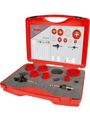 Ruko - 106302 - 8-piece hole saw set, 106302, Ruko