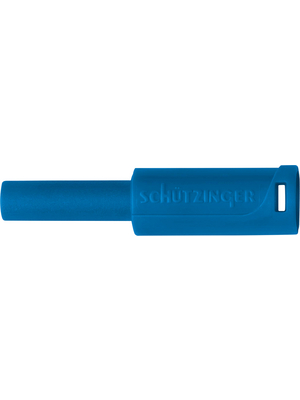 Schtzinger - SKU 30 / BL / -1 - Safety Coupler ? 4 mm blue 1000 V, CAT II 69 mm, SKU 30 / BL / -1, Schtzinger