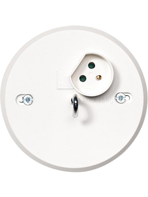 Schneider Electric - LAMPDON LAMPUTTAG INF 1-V - Ceiling outlet, Flush mounted, 110 x 110 x 20 mm, 2P+E, LAMPDON LAMPUTTAG INF 1-V, Schneider Electric