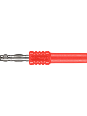 Schtzinger - BRST 7922 Ni / RT - Plug ? 4 mm red N/A, BRST 7922 Ni / RT, Schtzinger