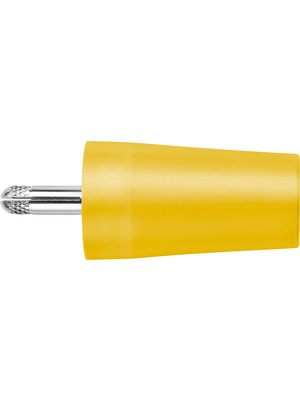 Schtzinger - SURB 2112 NI / GE - Safety adapter ? 4 mm yellow 1000 V, 32 A, CAT II 45.6 mm, SURB 2112 NI / GE, Schtzinger