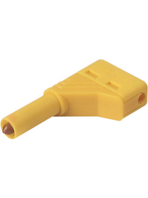 SKS Kontakttechnik - 934 098-103 - Safety plug ? 4 mm yellow CAT III N/A, 934 098-103, SKS Kontakttechnik